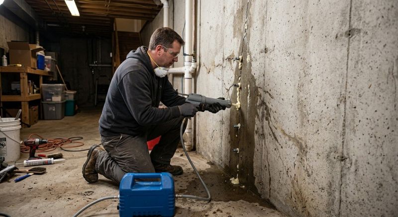 Basement Crack Repair in Venice, FL