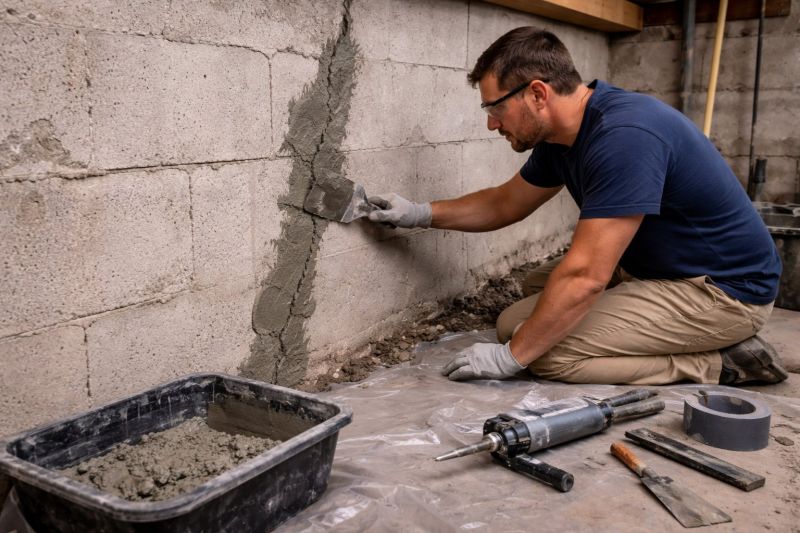 Foundation Crack Repair in Venice, FL