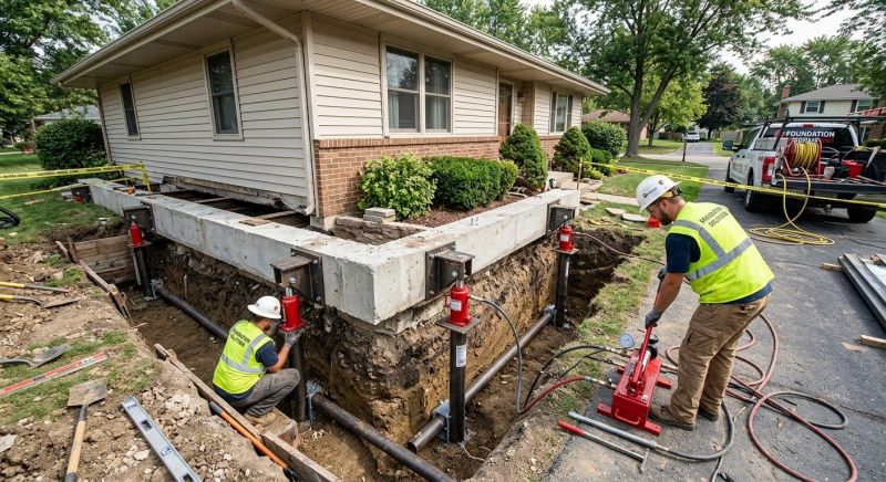 Foundation Jacking in Sarasota County, FL